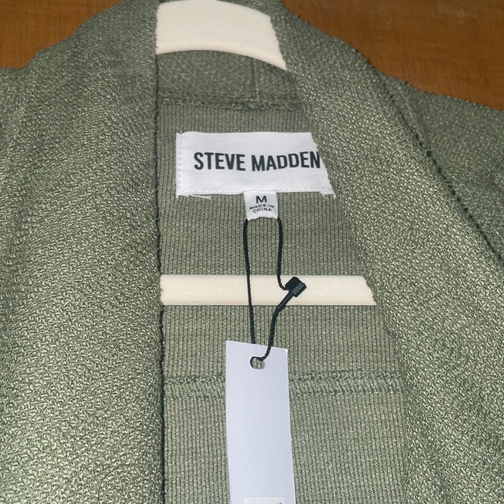 Steve Madden NWT olive green oversized jacket blazer - Picture 4 of 7